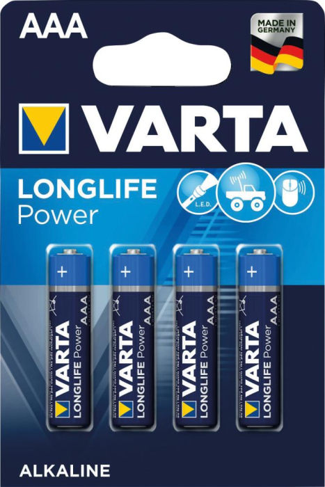 Batterie HIGH ENERGY AAA
Micro, 4-er Bli. Varta - Detail 1