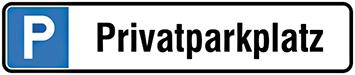 Parkplatzschild Alu
B520xH110 mm
Privatparkplatz - Detail 1