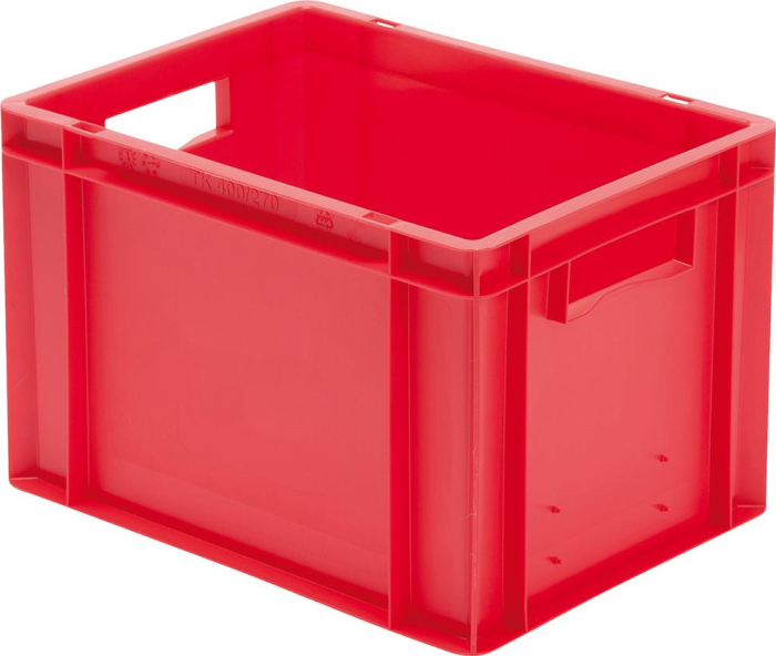 Stapeltransportkasten
400x300x270 mm rot - Detail 1