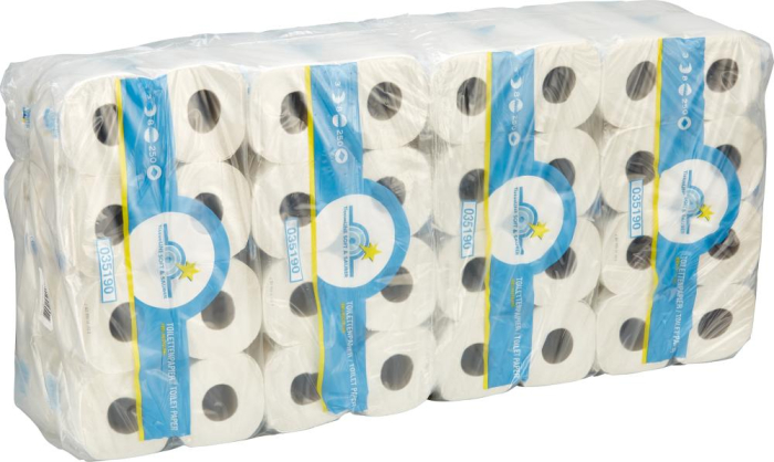 Toilettenpapier Tissue
3-lagig naturw. 64 Rollen - Detail 1