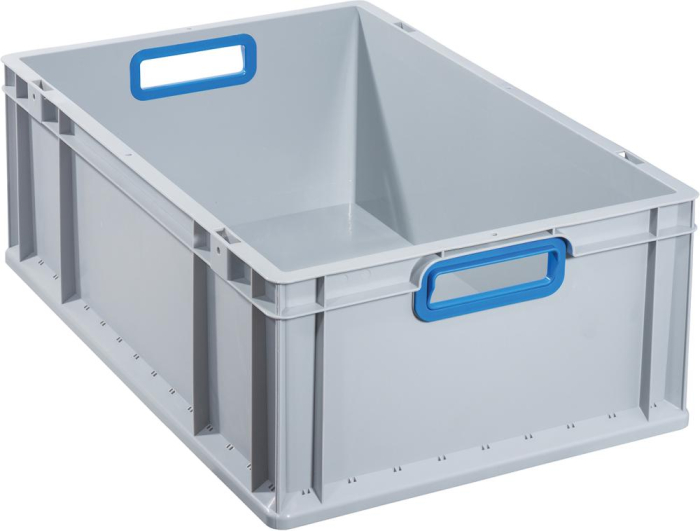EuroBox 622,600x400x220mm
Griffe offen,grau/blau - Detail 1