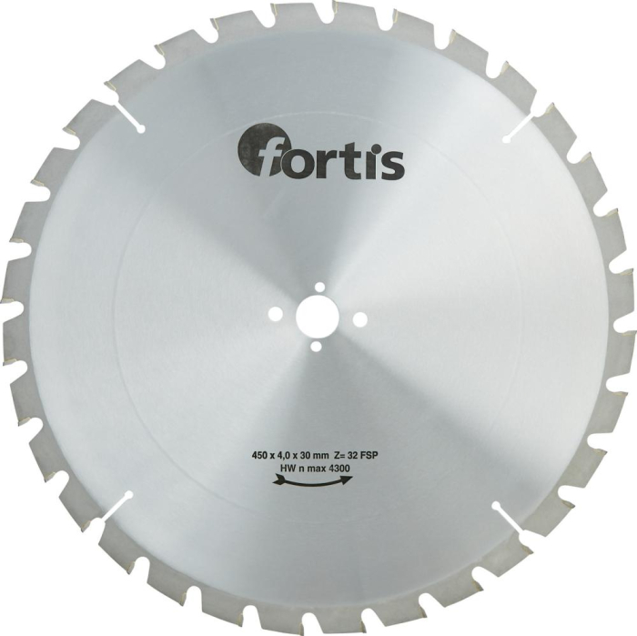 HW-Kreissägebl. 450x4,0
x30mm Z32 FF Fortis - Detail 1