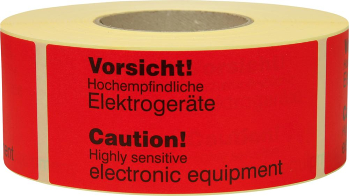 Hinweis Etiketten
Senitive electronic - Detail 1