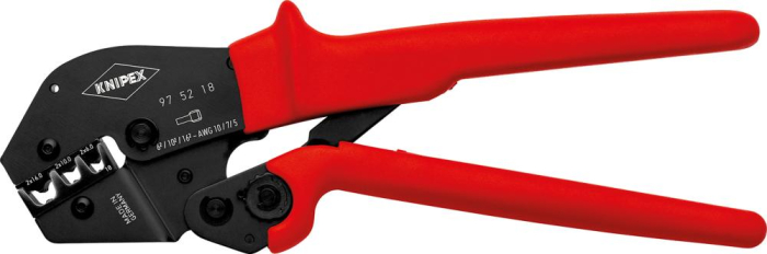 Crimp-Hebelzange
f. Twin Aderendhülsen
2x6,2x10 und 2x16qmm
KNIPEX - Detail 1