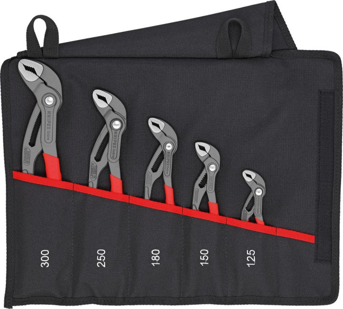 WP-Zangen-Set Cobra 5tlg.in Rolltasche Knipex - Detail 1
