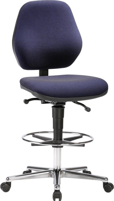 Bimos Arbeitsstuhl
Stoffpolster blau
Sitzhöhe 620-870 mm - Detail 1