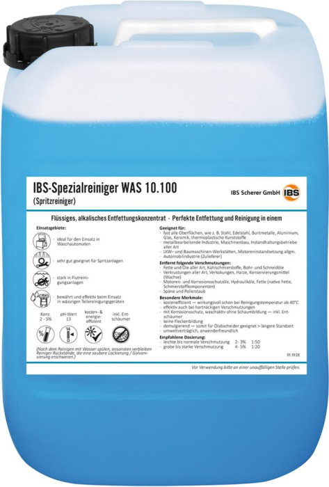 Reiniger WAS 10.100
200L Fass - Detail 1