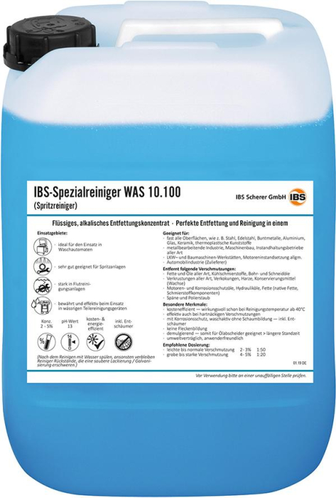 Reiniger WAS 10.500
200L Fass - Detail 1
