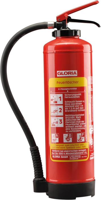 Fettbrand-Aufladelöscher
6 Liter FB 6 Easy
Gloria - Detail 1