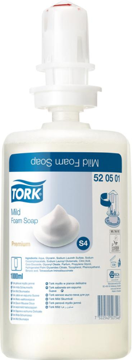 Tork Premium Seifenschaum
S4 mild 6x1 Liter - Detail 1