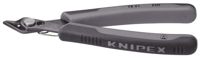 Elektr.Seitenschn. ESD
140mm brü.o.Drahtk.Knipex - Detail 1