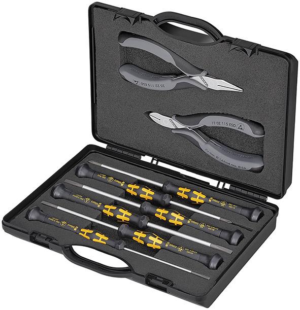 Elektronikzangen-Set
8tlg. ESD Knipex - Detail 1