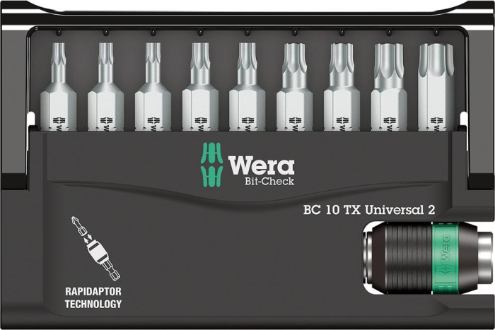 WERA TORX Bit-Sortiment
9tlg. P6482.0240 - Detail 1
