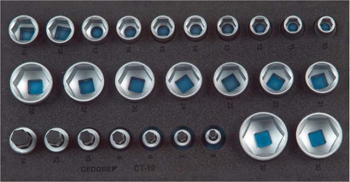 Werkzeugmodul CT1/3
Steckschl.eins.6kt.Gedor
e - Detail 1