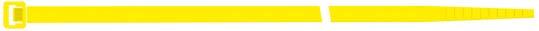 Kabelbinder Nylon gelb
4.5 x 280mm - VE=100 Stück
P5693.0025 - Detail 1