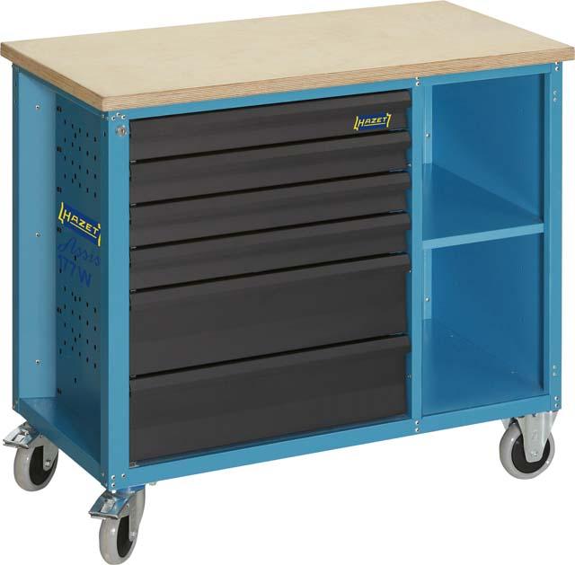 Rollwerkbank 177W-6
934x1040x520mm Hazet - Detail 1