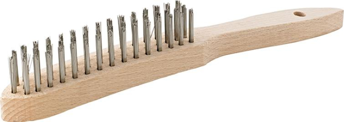FORMAT-Drahtbürste rostfrei
6-reihig glatt 0.3 mm Drahtst.
P7006.0006 - Detail 1