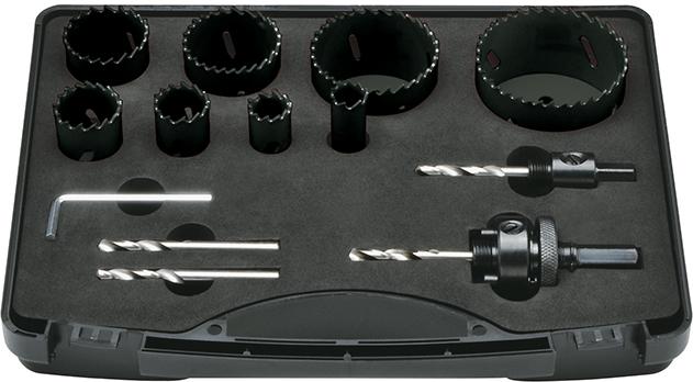 FORMAT Install. HSS-BI-Metall-
Lochsägesatz 16 - 67 mm
12-teilig  -  P2713.0008 - Detail 1