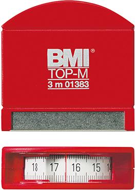 Taschenbandm. m. Metallf.
3mx13mm weiss BMI - Detail 1