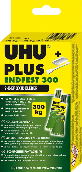 UHU Klebstoff plus endfest 300
163-gr-Pack  P9913.0010
UN 3082 - Detail 1
