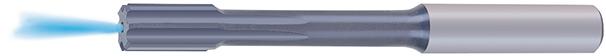 HNC Reibahle WN VHM
 5,50mm VA TiAlN SL  Beck - Detail 1