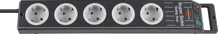 Steckdosenl. SuperSolid
2,5m H05VV-F 3G1,5 5fach - Detail 1