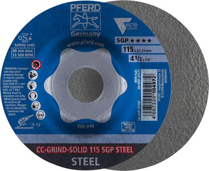 Schleifsch.CC-Grind-Solid
SGP STEEL 115mm Pferd - Detail 1