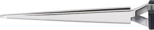 Kreuz-Pinzette spitz
160mm vernickelt Knipex - Detail 1