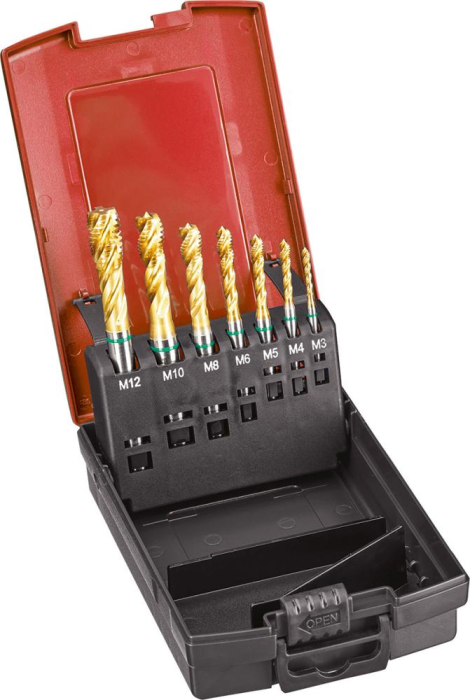 Set MGB HSSE TiN SL UNI
M3-M12 6H FORMAT GT - Detail 1