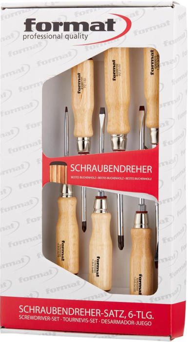Schraubendreher-Satz
6tlg. Holzh. PZ FORMAT - Detail 1