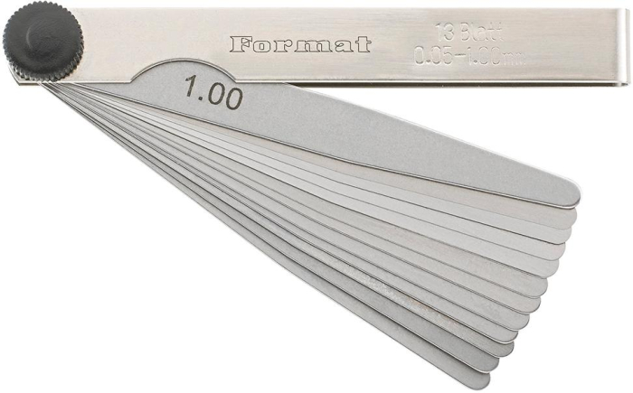 Präz.-Fühlerlehre  13 Bl.
0,05-1,0mm T3   FORMAT - Detail 1