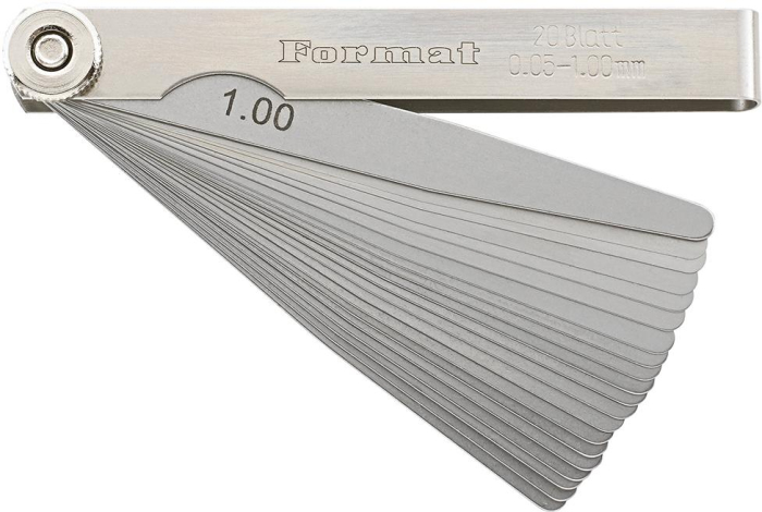 Präz.-Fühlerlehre  20 Bl.
0,005-1,0mm T3   FORMAT - Detail 1