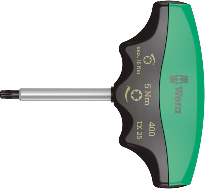 Drehmomentindikator
mit T-Griff
T25x60mm 5Nm Wera - Detail 1