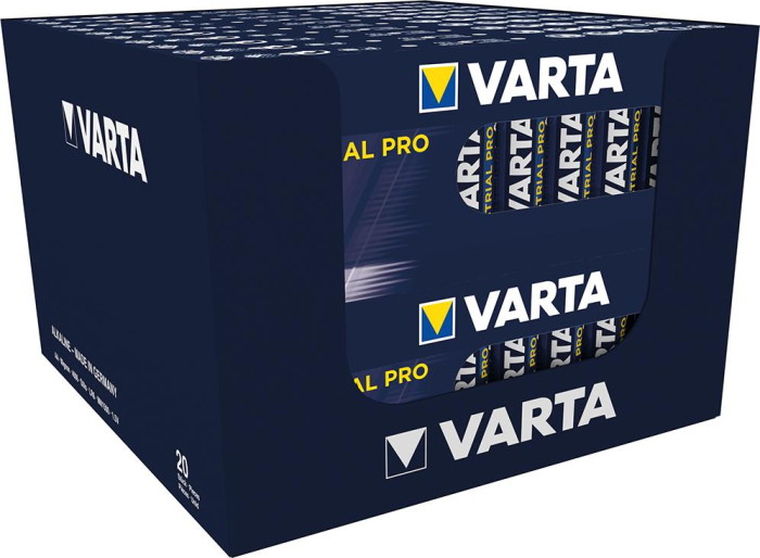 Batterie Industrial Pro
AA
Karton a 400 Stück
VARTA - Detail 1