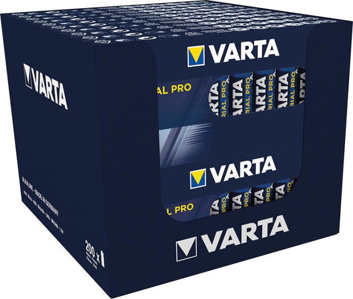 Batterie Industrial Pro
AAA
Karton a 700 Stück
VARTA - Detail 1
