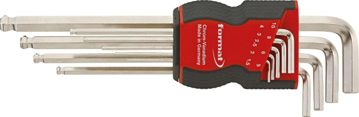 Winkelschraubendreher-
Satz mit Haltefunktion
1,5-10mm 9-teilig
FORMAT - Detail 1