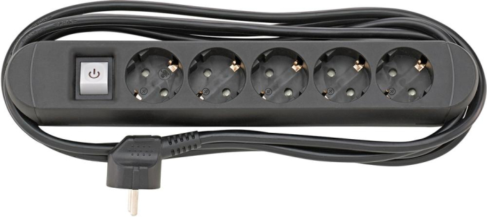 Steckdosenleiste 5-fach
H05VV-F3G1,5 3m
mit Magnet
FORTIS - Detail 1
