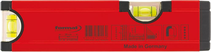 FORMAT-Wasserwaage 20 cm
mit Magnet P4734.0020 - Detail 1