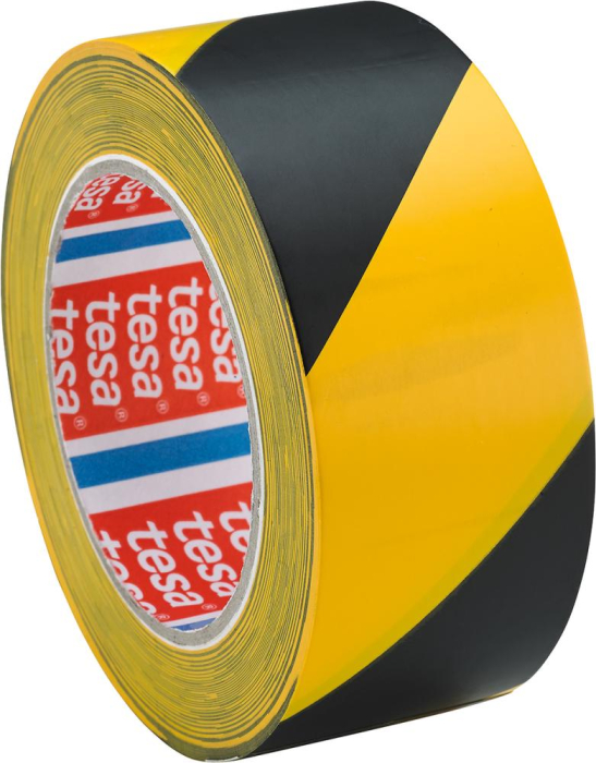 Tesa 4169 gelb/schwarz
Warnband 33mx50mm - Detail 1