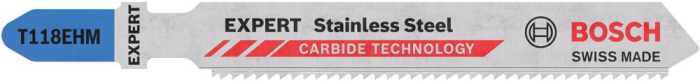 Stichsägeblatt Expert
T 118 EHM Pack a 3 Stück
Bosch - Detail 1