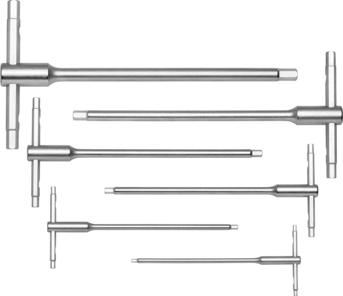 T-Griff-Schraubendreher-
Satz mit Gleitgriff
6-teilig 3-10mm
PB Swiss Tools - Detail 1