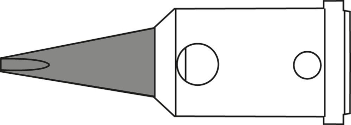 Ersatz-Lötspitze meißelförmig
gerade vern. 1.0 mm P9153.0100
(f. Gaslötset INDEPENDENT 75) - Detail 1