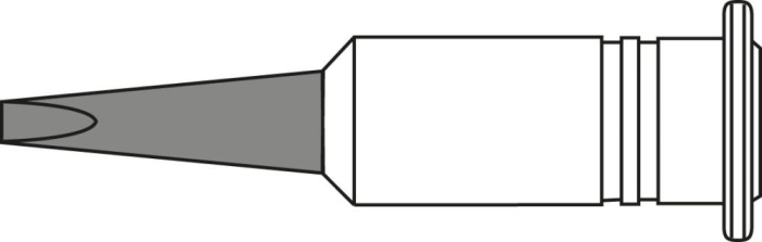Ersatz-Lötspitze meißelförmig
gerade vern. 2.4 mm P9153.0105
(f. Gaslötset INDEPENDENT 100) - Detail 1