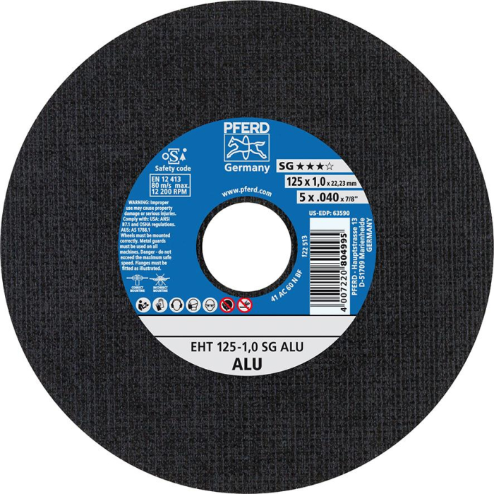 PFERD-Trennscheibe A30NSG ALU
178x1.6 mm gerade P8111.0177 - Detail 1