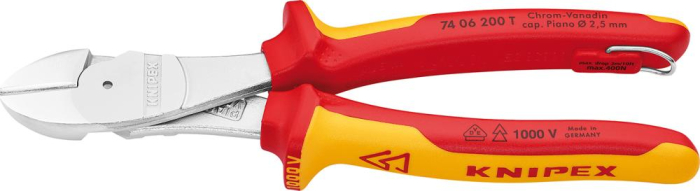 Kr.Seitenschneider VDE TT
200mm m.M.K.Griff Knipex - Detail 1