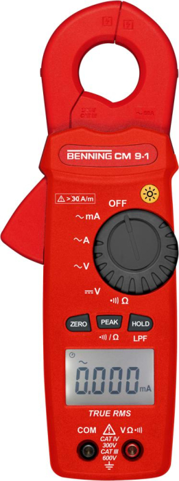 Digital-Stromzangen-
Multimeter CM 9-1
Benning - Detail 1