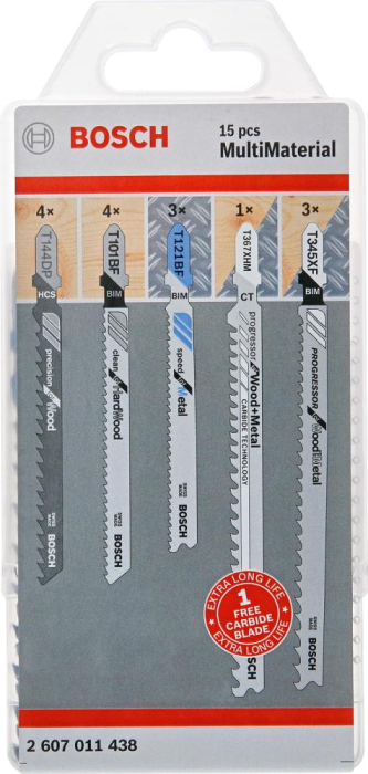 Sägeblatt-Set
Mulit Material 14 + 1 tlg
Bosch - Detail 1