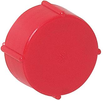 Verschlusskappe
rot mit Dichtung - Detail 1
