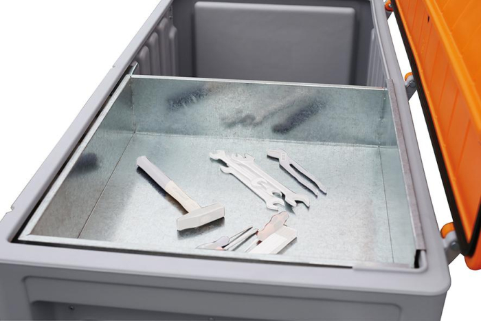 Einlegeschale Metall
für CEMbox 750 l - Detail 1