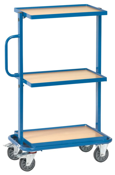 Beistellwagen 32901
200kg 3Eb. 600x400mm Holz - Detail 1